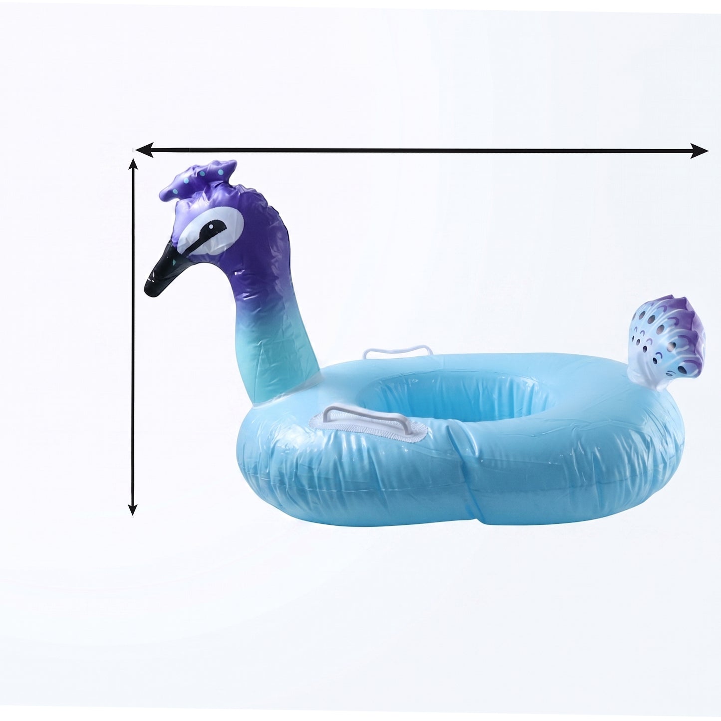 Inflatable Kids Swim Ring Comfortable Floating Safety Swimming Tube (1 Pc)