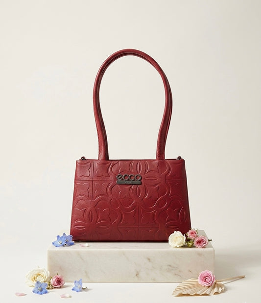 Embossed Leather Tote Bag – ECCO