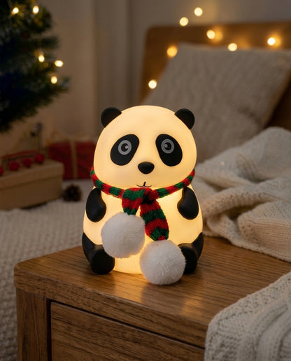 Cute Panda Silicone Night Lamp – Soft Glow Bedside Light