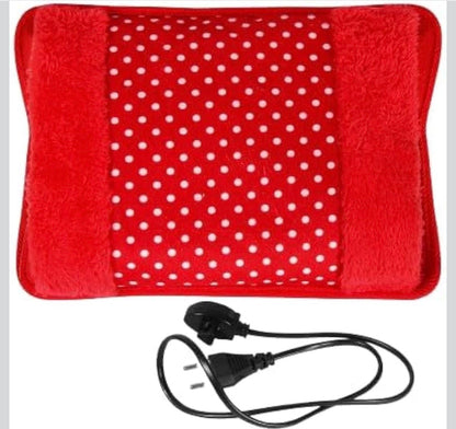Electric Hot Water Bag - Soft Fabric Cover – Fast Heating Pain Relief Pad