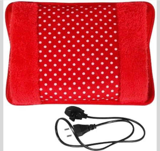 Electric Hot Water Bag - Soft Fabric Cover – Fast Heating Pain Relief Pad