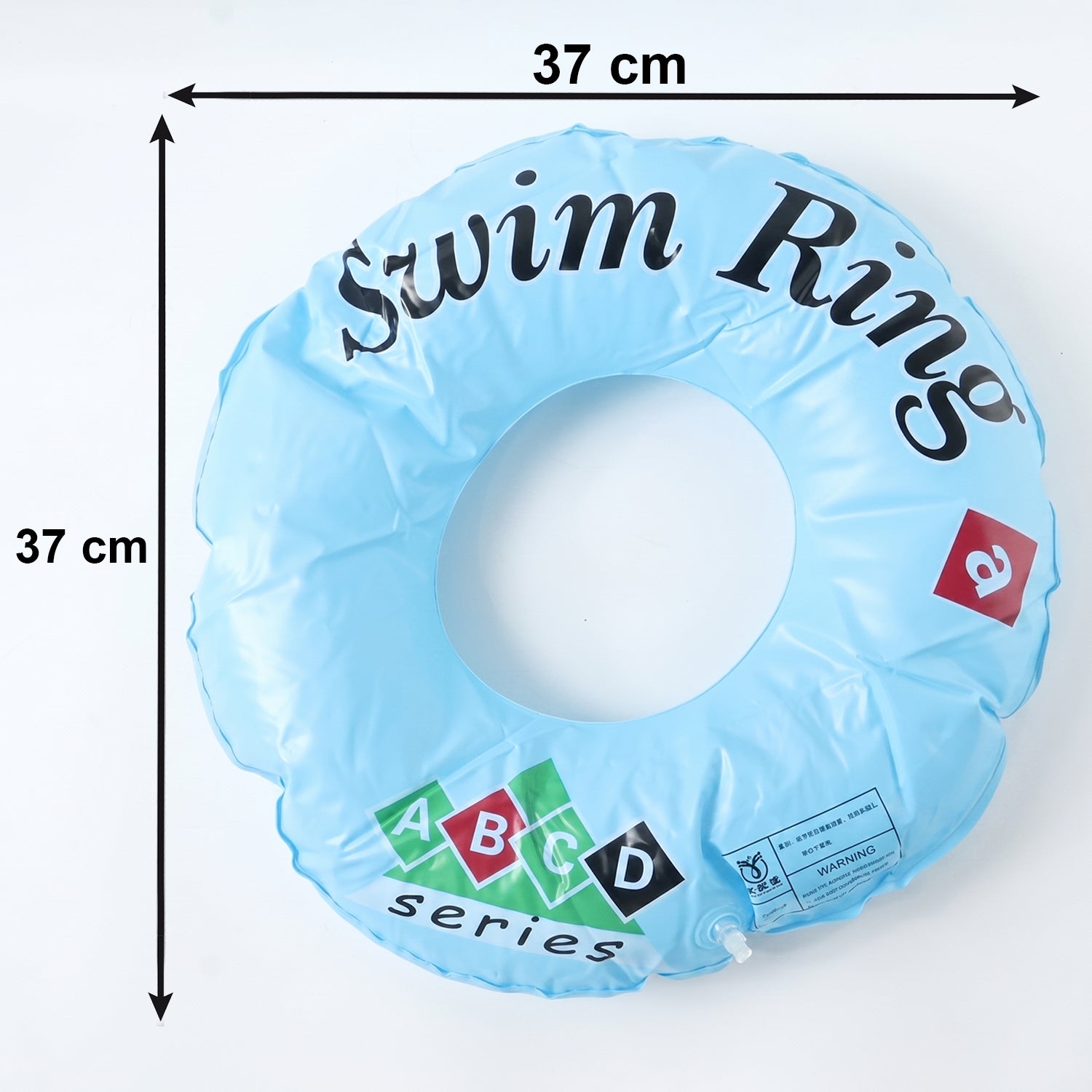 Classic Inflatable Swim Ring For Kids Pool Tube Float Abcd Design   1 Pc