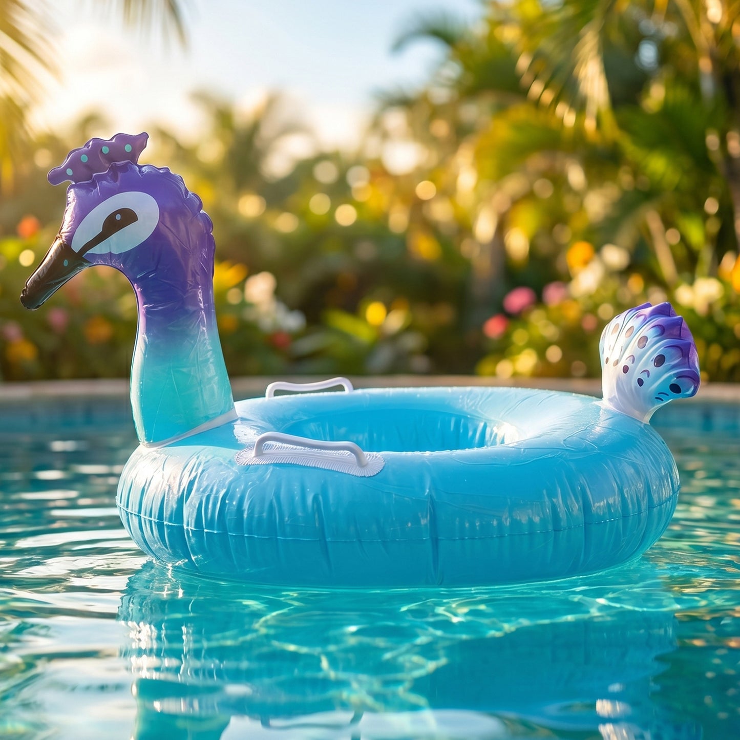 Inflatable Kids Swim Ring Comfortable Floating Safety Swimming Tube (1 Pc)