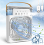 Portable Mini Air Cooler (Fan + Mist | Rechargeable)