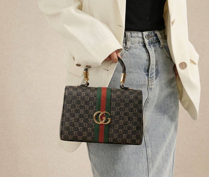 Luxury GG Monogram Top Handle Bag – Gucci