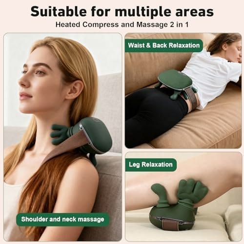 Mini Deep Tissue Smart Massager For Neck, Back & Full Body Relief