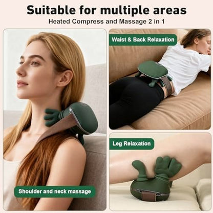 Mini Deep Tissue Smart Massager For Neck, Back & Full Body Relief
