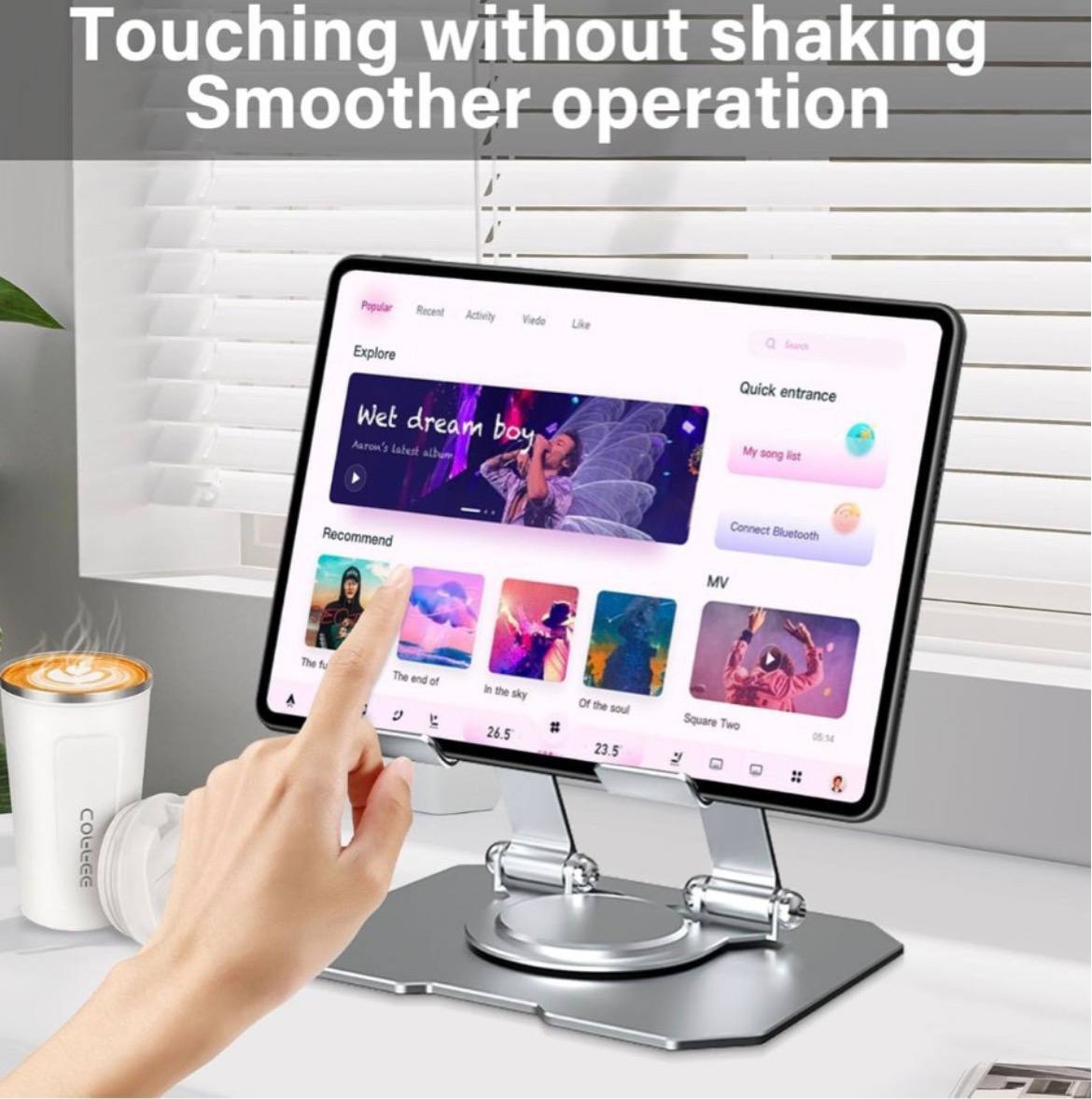 Foldable metal holder