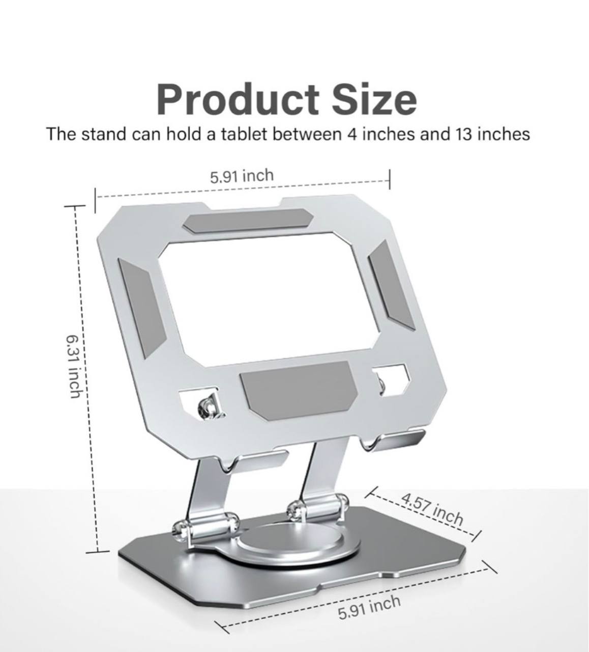 Foldable metal holder