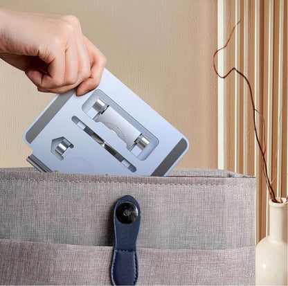 Foldable metal holder